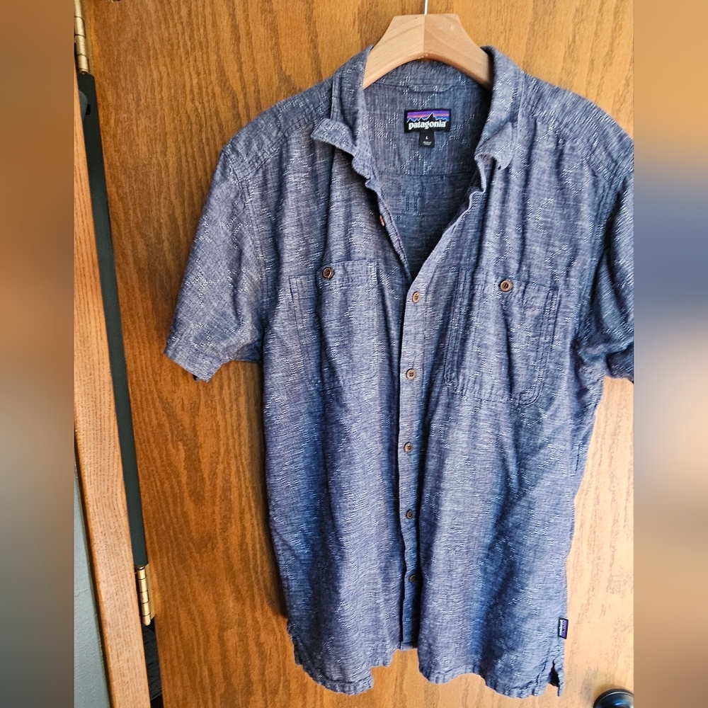 Patagonia Casual Blue Button Down Shirt